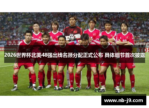2026世界杯北美48强出线名额分配正式公布 具体细节首次披露